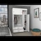 Tuhome Chile Armoire, Rod, 3 Door Cabinet, 2 Drawers, 2 Superior Adjustable Shelves, Metal Hardware, White CLB5949 - alternate 1
